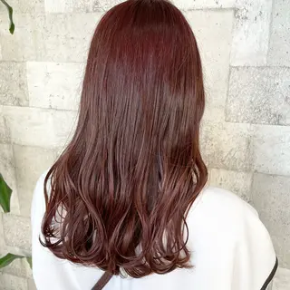 ロング カラー 村上 遥香 店長スタイリストのヘアスタイル