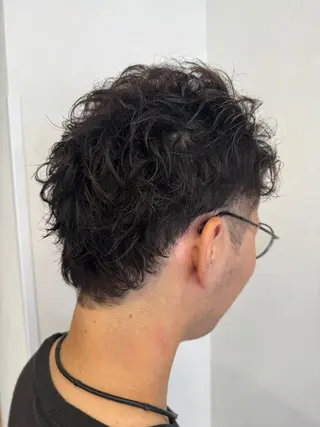 ショート メンズ パーマ/ハイトーン /吉田眞のヘアスタイル