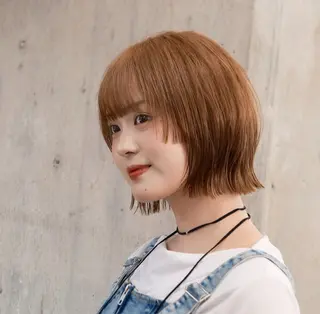 カラー 🌷暖色カラー /Mina/渋谷🌷のヘアスタイル