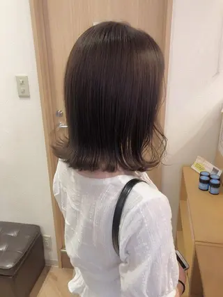 ミディアム カラー ヘアアレンジ 女性スタイリスト専門サロン Zina 天神所属・NANA／trend style🕊🍑のヘアスタイル