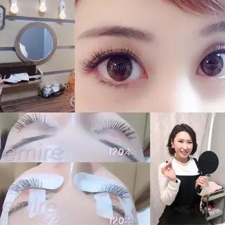 マツエク・マツパ emire ビューティーサロンのマツエク・マツパデザイン