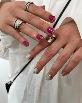 ネイル kiii.__ ✴︎*のネイルデザイン