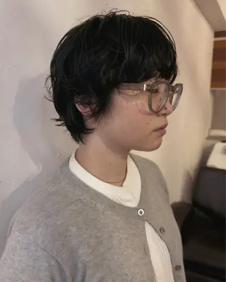 ショート パーマ riko*.+ﾟ 韓国風パーマのヘアスタイル