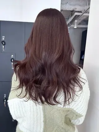 ロング カラー 透明感ある血色感 カラー💞sariaのヘアスタイル