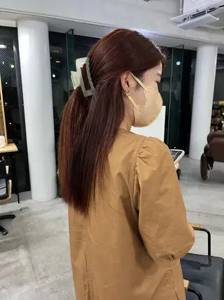 ロング カラー nishihama nanaのヘアスタイル
