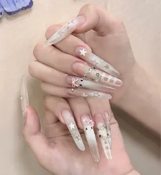 ネイル 長さだし専門 ありさのネイルデザイン