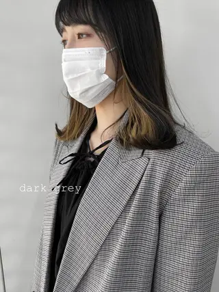 ミディアム カラー パーマ ヘアアレンジ 女性スタイリスト専門サロン Zina 天神所属・NANA／trend style🕊🍑のヘアスタイル