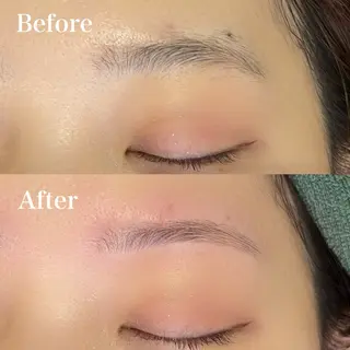 アイブロウ アイブロウ&マツパ カラーモデルまなみのマツエク・マツパデザイン