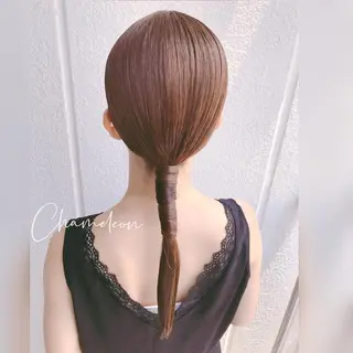 セミロング 《カメレオン》 西田美輝のヘアスタイル