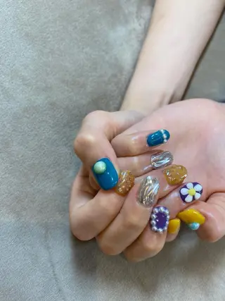 ネイル フリーランス¨̮⃝ ネイリストOKADAのネイルデザイン