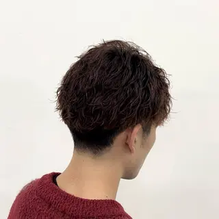 パーマ メンズ aura所属・カラー/メンズパーマ 岩角昂音のヘアスタイル