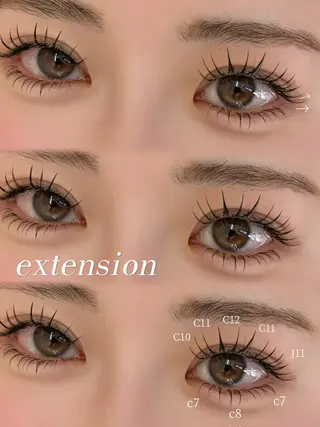 マツエク・マツパ Haruka アイラッシュのマツエク・マツパデザイン