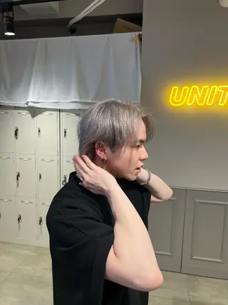 ショート カラー パーマ メンズ 韓国レイヤーカット /REIのヘアスタイル