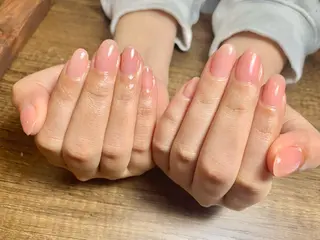 ネイル うる艶/透明感 Rirashaのネイルデザイン