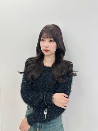 ロング カラー パーマ ヘアアレンジ メンズ キッズ ♥️韓国ヘア レイヤー♥️ゆりのヘアスタイル