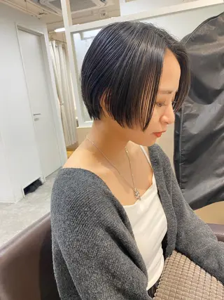 ショート カラー IVORY.所属・🟩白髪ぼかし/ボブ /ショートヘア/大司のヘアスタイル