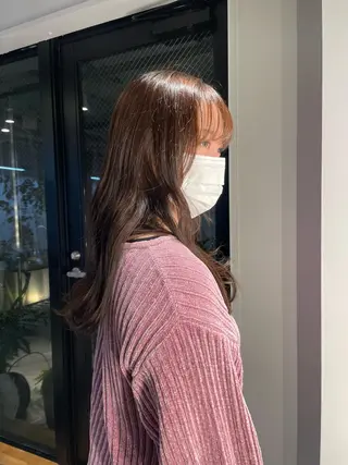 ロング yuri/オリーブ/ 暖色カラー/レイヤーのヘアスタイル