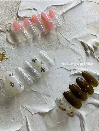 ネイル nail salon＆school felice所属・フェリーチェ瑞江店 新山のネイルデザイン