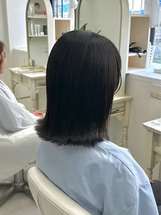 ミディアム 小川 夏花のヘアスタイル