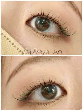 メンズ マツエク・マツパ nail&eye Aoのマツエク・マツパデザイン