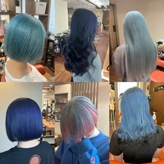 カラー ブリーチ特化美容室 ☆selene☆のヘアスタイル