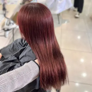 ロング カラー 韓国レイヤー 暖色カラー/さくらのヘアスタイル