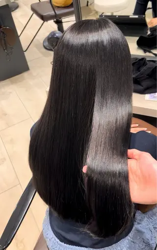 ロング Euphoria新宿店所属・新宿/透明感カラー 縮毛矯正/SHOKIのヘアスタイル