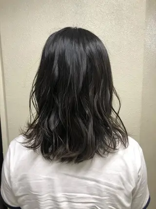 セミロング カラー パーマ spooopy所属・🕊大垣 めぐみ🕊のヘアスタイル