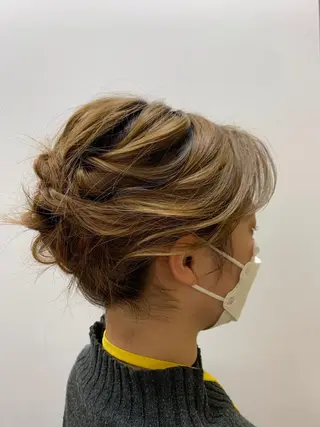 ショート ヘアアレンジ A･One  青山店所属・🦎今川 かりん🦎のヘアスタイル