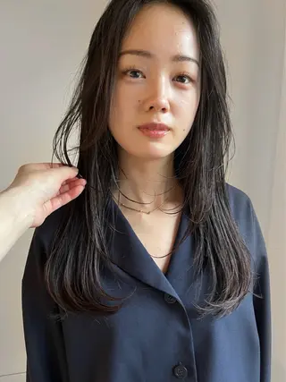 セミロング カラー GO TODAY シェアサロン 表参道Flos店所属・nishi fuyumiのヘアスタイル