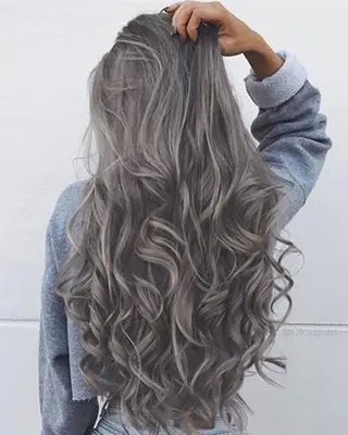 ロング カラー パーマ ヘアアレンジ Device ディバイスのヘアスタイル