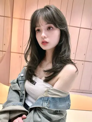 セミロング カラー GLROW 大宮 ANNEXのヘアスタイル