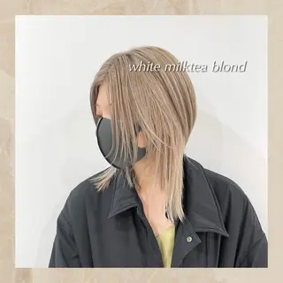 ミディアム ワンホンヘア ケラチン/Kaitoのヘアスタイル