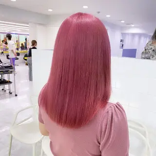 ミディアム カラー 韓国レイヤーカット /REIのヘアスタイル