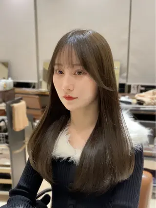 ロング カラー 顔周り&ミディアム 特化/池袋/kokiのヘアスタイル