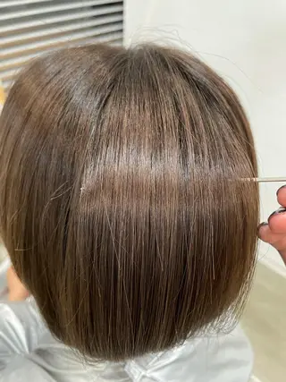 ショート 髪質改善 個室美容室 calm 新田 美容院【カルム】所属・【カルム】 スズキのヘアスタイル