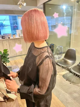 カラー 西川芽依/ハイトーン ブリーチカラー🎀のヘアスタイル