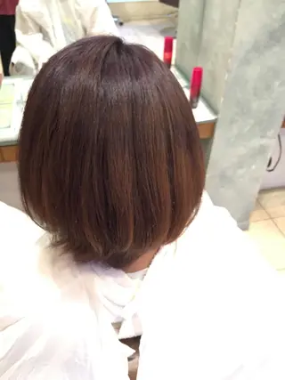 ミディアム カラー ブリーチカラー🌈 嘉名 真樹のヘアスタイル