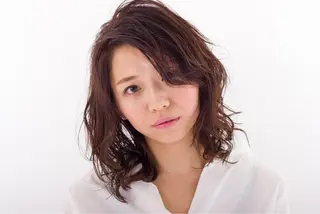 ミディアム カラー パーマ Maeda マエダのヘアスタイル