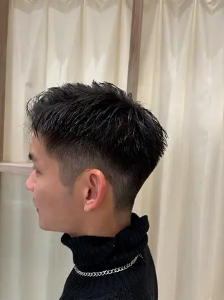 メンズ つちだ ゆうひ / 暗髪カラー⟡.·のヘアスタイル