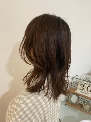ミディアム 🦋透明感 艶カラー Rie🦋のヘアスタイル
