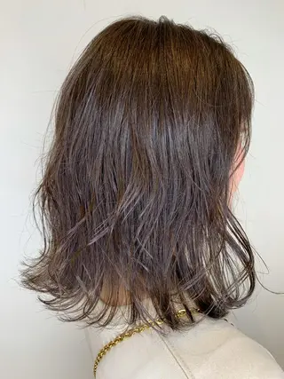 ミディアム カラー 透明感カラー/ 韓国風🌿RIKOのヘアスタイル