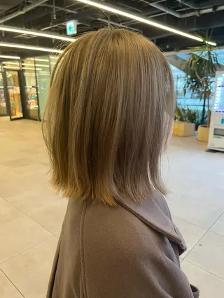 ミディアム PULSE yokohama所属・横浜駅/韓国レイヤー カット/髪質改善のヘアスタイル