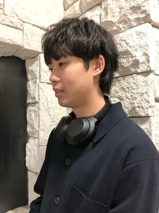 ヘアアレンジ メンズ ainico+所属・メンズ特化✂️栗原 侑也のヘアスタイル