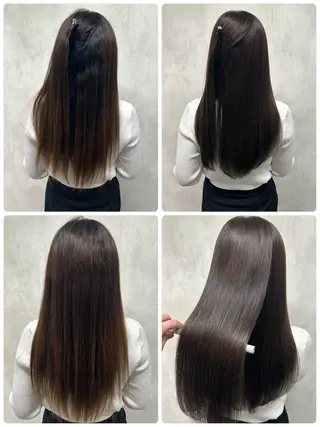 ロング 満足度⭕️縮毛矯正師 谷口にお任せを👍のヘアスタイル