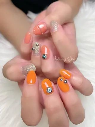 ネイル infinity skyのネイルデザイン