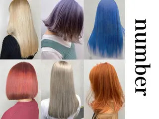 セミロング カラー パーマ ヘアアレンジ N゜jillva ナンバージルバのヘアスタイル