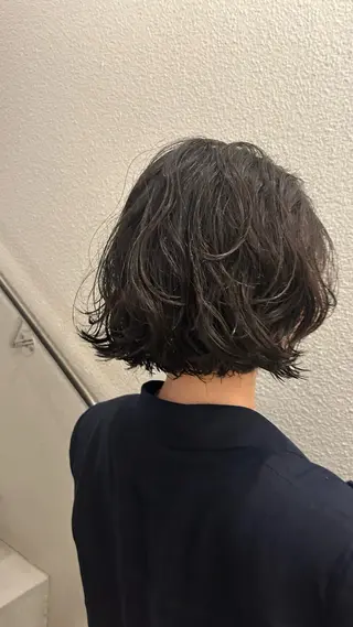 ミディアム パーマ 🌿ボブ パーマ高橋啓太🌿のヘアスタイル