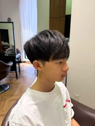 ショート メンズ 溝口 槙里也のヘアスタイル