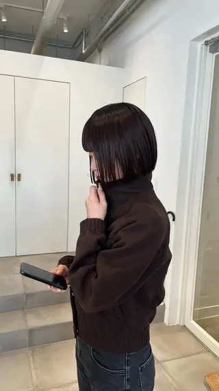 e.n.u.烏丸所属・e.n.u 烏丸山﨑 菜々実のヘアスタイル